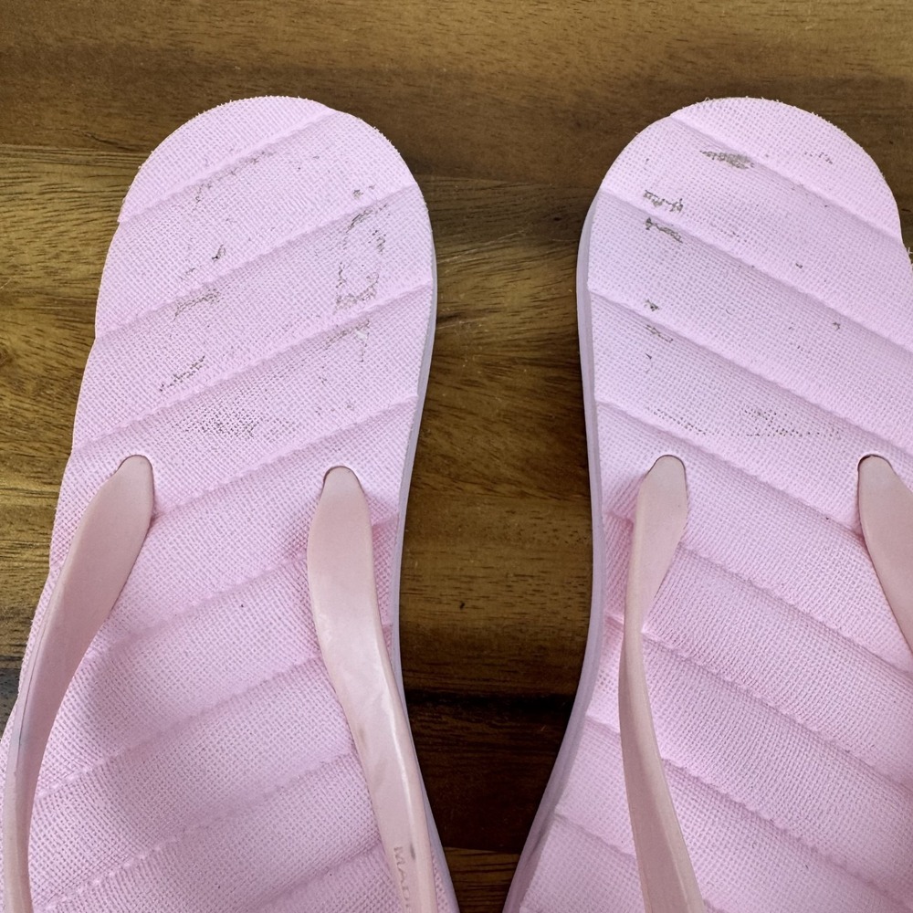 Womens‎ Tory Burch Kira Dark Pink Quilted Casual Thong Flip Flops Sandals Size 7 - Picture 2 of 8